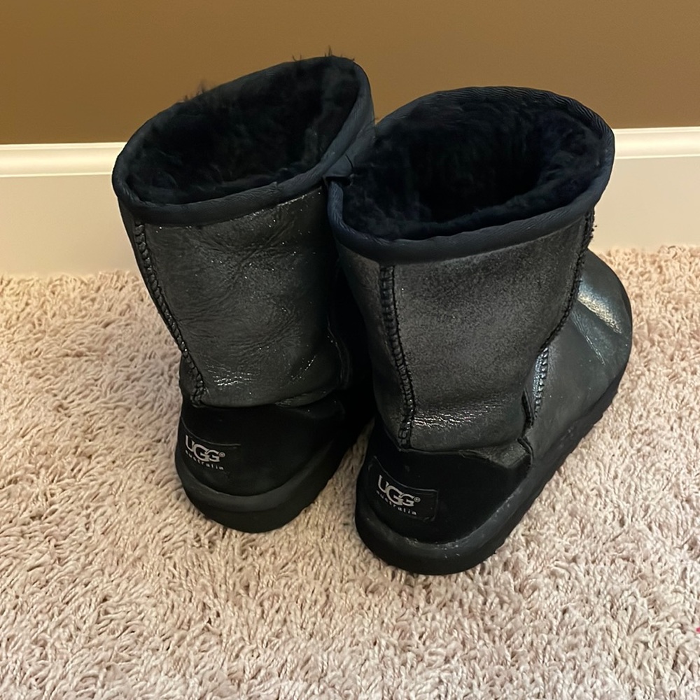 Ugg sparkle black boots